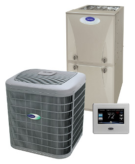 Carrier Furnace and air conditioner and thermostat